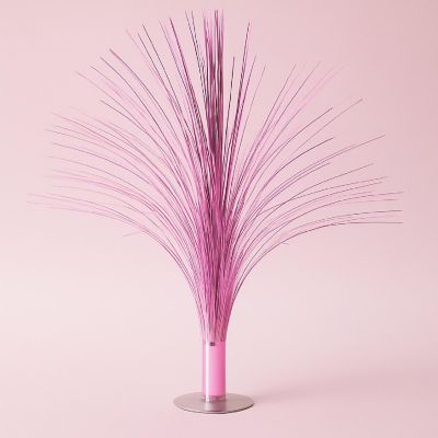 Beistle - 19" - Pink - Metallic Spray Centerpiece Plastic! Image 2