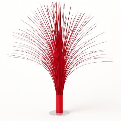 Beistle - 19" - Red - Metallic Spray Centerpiece Plastic! Image 1