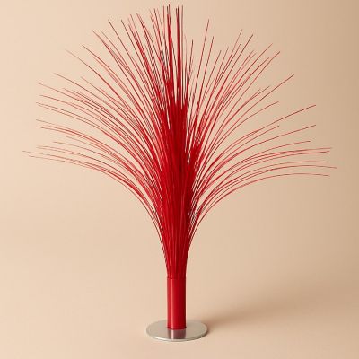 Beistle - 19" - Red - Metallic Spray Centerpiece Plastic! Image 2