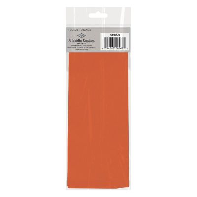 Beistle - 20" x 20" - Orange - Tissue Paper Sheets - 12 Pieces Image 2