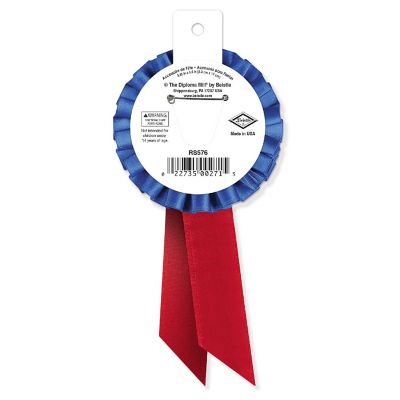 Beistle - 3.25" x 6.5" - Multicolor - Commemorative Rosette - 6 Pieces Image 1
