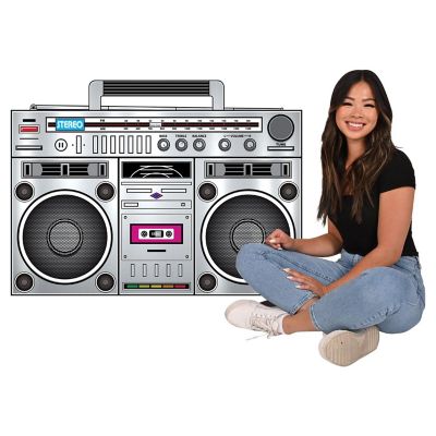 Beistle - 3' 3&amp;#188;" x 4' 5" Boom Box Stand-Up - 4 Pack Image 1
