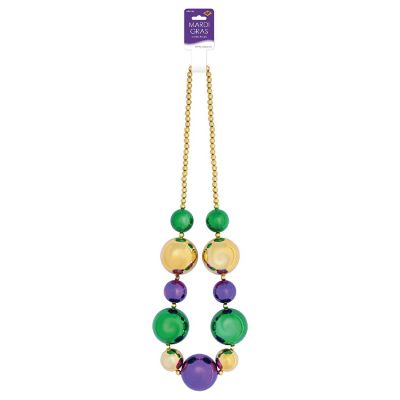 Beistle - 4' 7" - Multicolor - Festive Mardi Gras Beads - 1 Piece Image 2