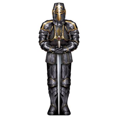 Beistle - 6' 4" x 26&amp;#188;" Black Knight Stand-Up - 4 Pack Image 1