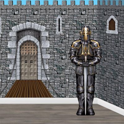 Beistle - 6' 4" x 26&amp;#188;" Black Knight Stand-Up - 4 Pack Image 2