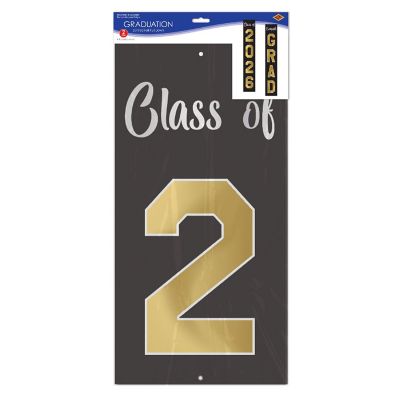 Beistle - 6' - Multicolor - Graduation Pull-Down Cutouts - 12 Pieces Image 2