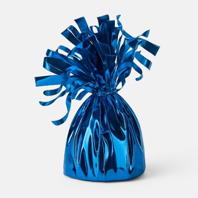 Beistle - 6 Oz - Blue - Metallic Wrapped Balloon Weight! Image 2
