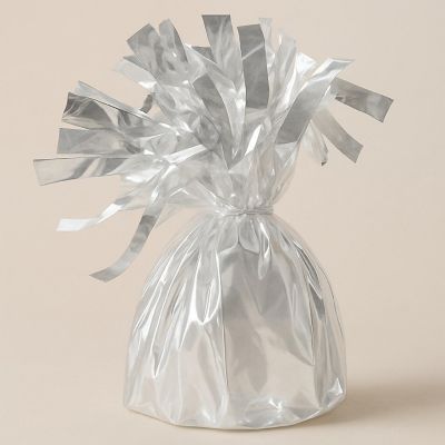 Beistle - 6 Oz - Clear - Metallic Wrapped Balloon Weight! Image 2