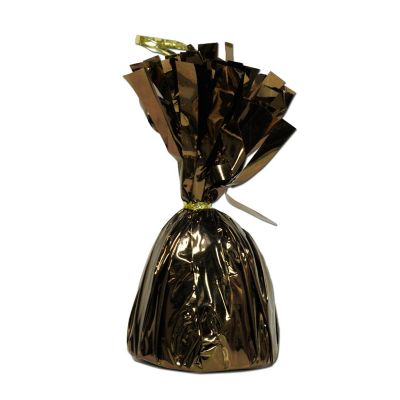 Beistle - 6 Oz - Gold - Unknown 1 Pound Metallic Wrapped Balloon Weight! Image 1