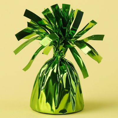 Beistle - 6 Oz - Green - Metallic Wrapped Balloon Weight lt! Image 2