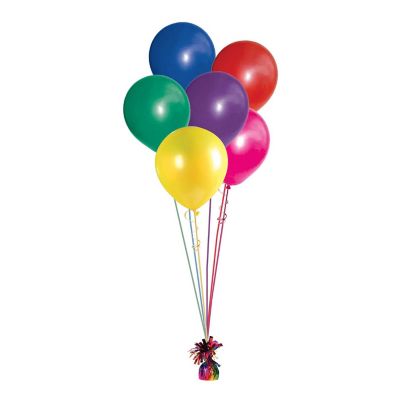 Beistle - 6 Oz Metallic Wrapped Balloon Weight - 12 Pack Image 1
