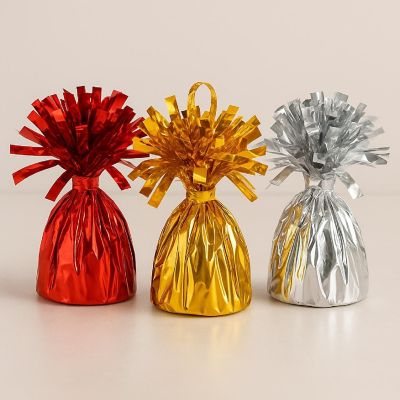 Beistle - 6 Oz - Multicolor - Metallic Wrapped Balloon! Image 2