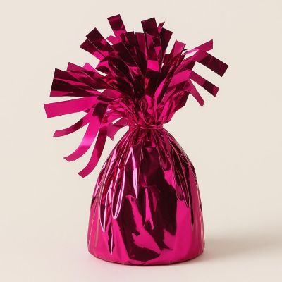 Beistle - 6 Oz - Pink - Metallic Wrapped Balloon! Image 2