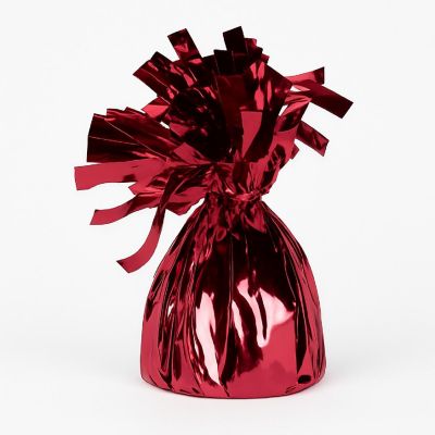 Beistle - 6 Oz - Red - Unbranded Metallic Wrapped Balloon! Image 1