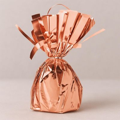 Beistle - 6 Oz - Rose Gold - Metallic Wrapped Balloon! Image 2