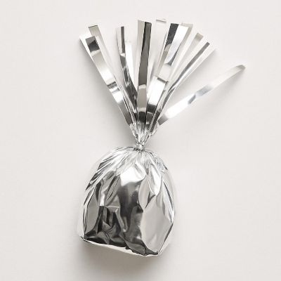 Beistle - 6 Oz - Silver - Metallic Wrapped Balloon Weight! Image 2