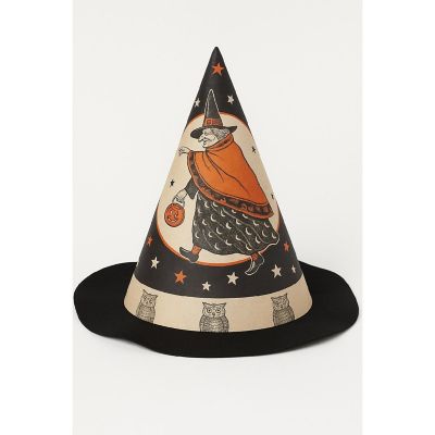 Beistle - Black - Vintage Halloween One Size Witch Hat! Image 1