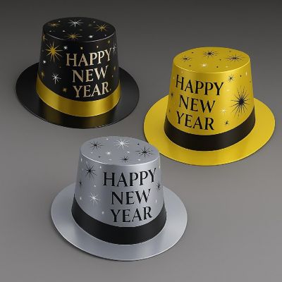 Beistle - Multicolor - New Year Hi-Hats! Image 2