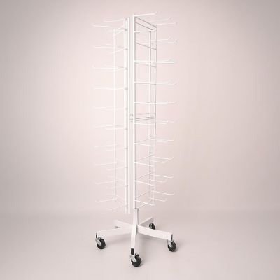 Beistle - White - Empty 108-Prong Floor Spinner Metal! Image 2