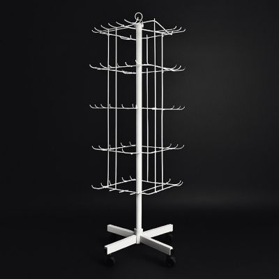 Beistle - White - Empty 144-Prong Floor Spinner Metal! Image 1