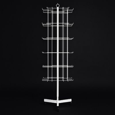 Beistle - White - Empty 144-Prong Floor Spinner Metal! Image 2