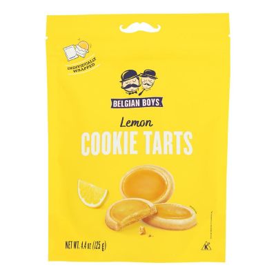 Belgian Boys - Cookie Tarts Lemon - Case of 6-4.4 OZ Image 1