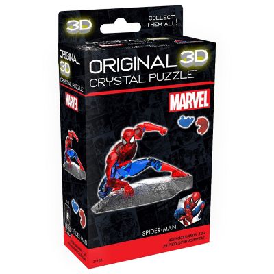 BePuzzled 3D Licensed Disney's Marvel Crystal Puzzles-Spider-Man Image 1