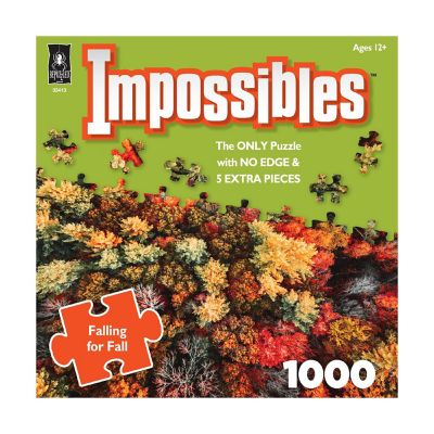 BePuzzled Impossibles Puzzle - Falling for Fall: 1000 Pcs Image 1