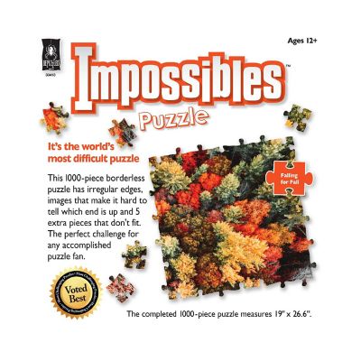BePuzzled Impossibles Puzzle - Falling for Fall: 1000 Pcs Image 2