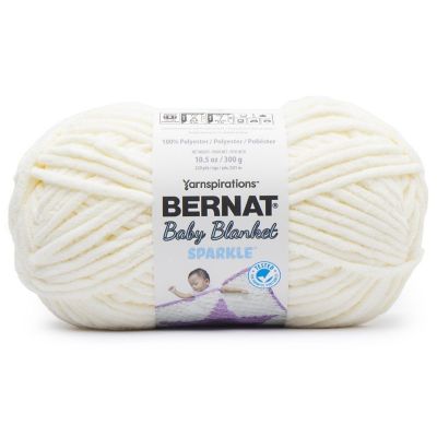 Bernat Baby Blanket Sparkle Yarn-Moonlight Image 1