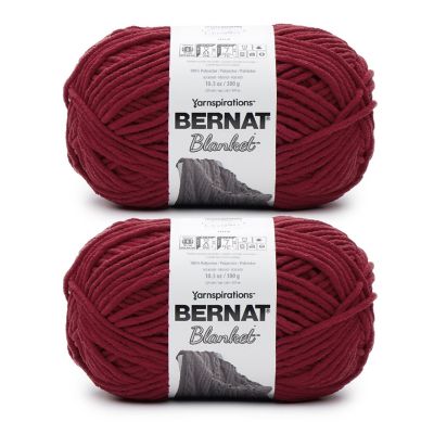 Bernat Blanket Big Ball Yarn 2/Pack-Crimson Image 1