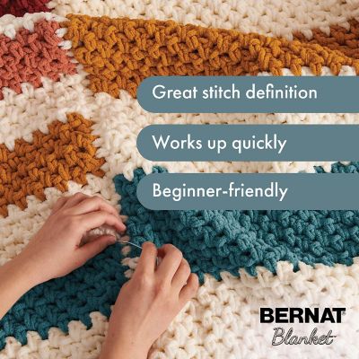 Bernat Blanket Big Ball Yarn 2/Pack-Crimson Image 2
