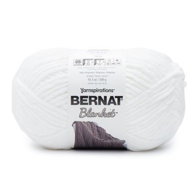 Bernat Blanket Big Ball Yarn 2/Pack-White Image 1