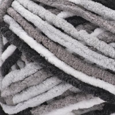 Bernat Blanket Big Ball Yarn-Gray Storm Image 1