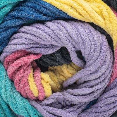 Bernat Blanket Patchwork Yarn-90S Vibe Image 3