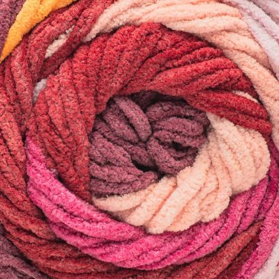 Bernat Blanket Patchwork Yarn-Cherry Twist Image 3