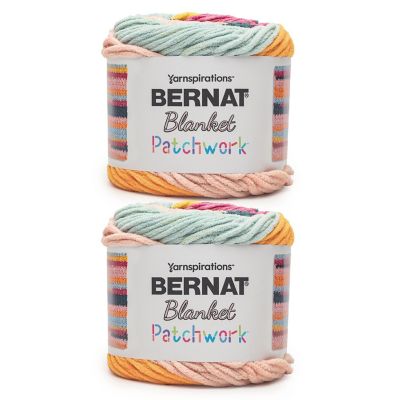 Bernat Blanket Patchwork Yarn-Tropical Splash Image 1
