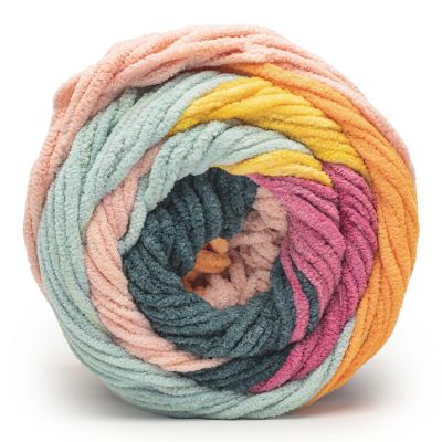 Bernat Blanket Patchwork Yarn-Tropical Splash Image 2