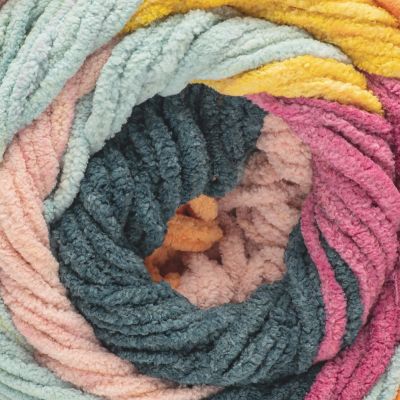 Bernat Blanket Patchwork Yarn-Tropical Splash Image 3
