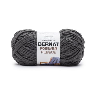 Bernat Forever Fleece Yarn-Coal Image 1