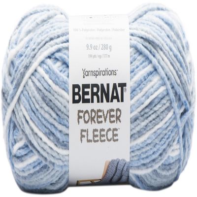 Bernat Forever Fleece Yarn-Rain Image 1