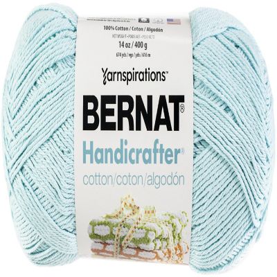 Bernat Handicrafter Cotton Yarn - Solids-Robin's Egg Image 1