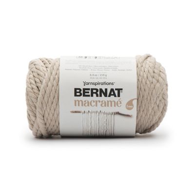 Bernat Macrame Yarn-Taupe Image 1