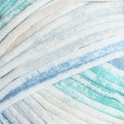 Bernat Maker Splash Yarn-Teal Print Image 2