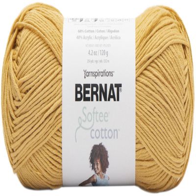 Bernat Softee Cotton Yarn-Golden Image 1