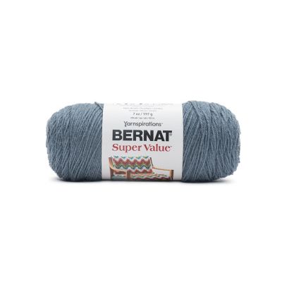 Bernat Super Value Solid Yarn-Colonial Blue Image 1
