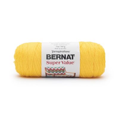 Bernat Super Value Solid Yarn-Sunshine Image 1