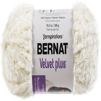 Bernat Velvet Plus Yarn-Cream Image 1