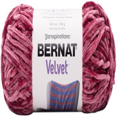 Bernat Velvet Yarn-Pomegranate Image 1