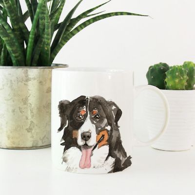 Bernese Mountain Dog Up Close Mug Image 1